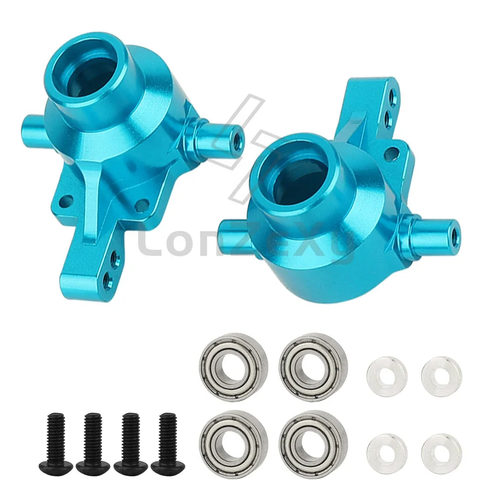 Metal Suspension Arms Steering Knuckle Gearbox Housing Motor Mount CVD Shaft for Tamiya TT01 TT-01 1/10 RC Car Upgrade Parts