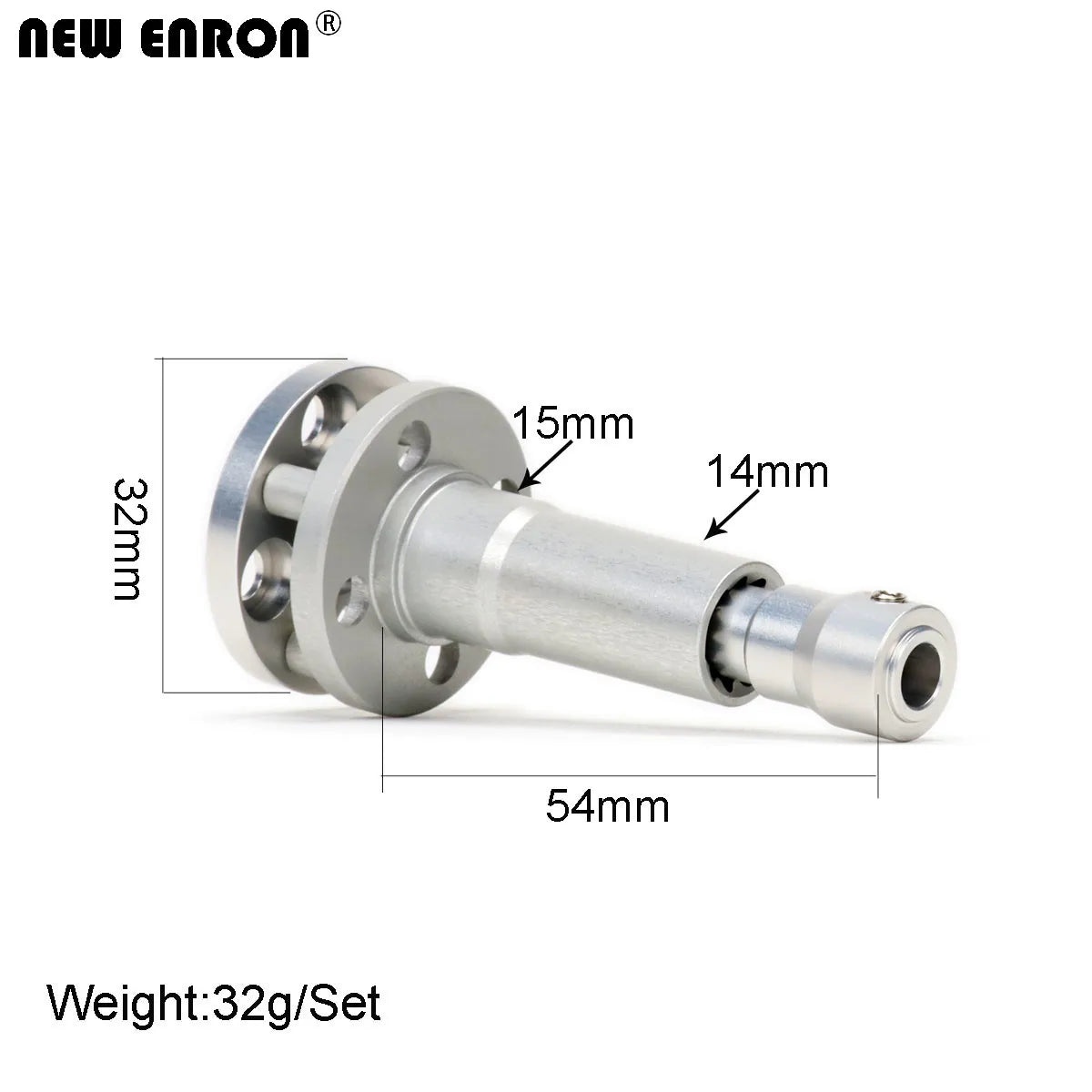 NEW ENRON Aluminum 7075 / #45 Steel Front Center Rear Driveshaft 8555 8556 8592 For RC 1/7 Traxxas Unlimited Desert Racer UDR