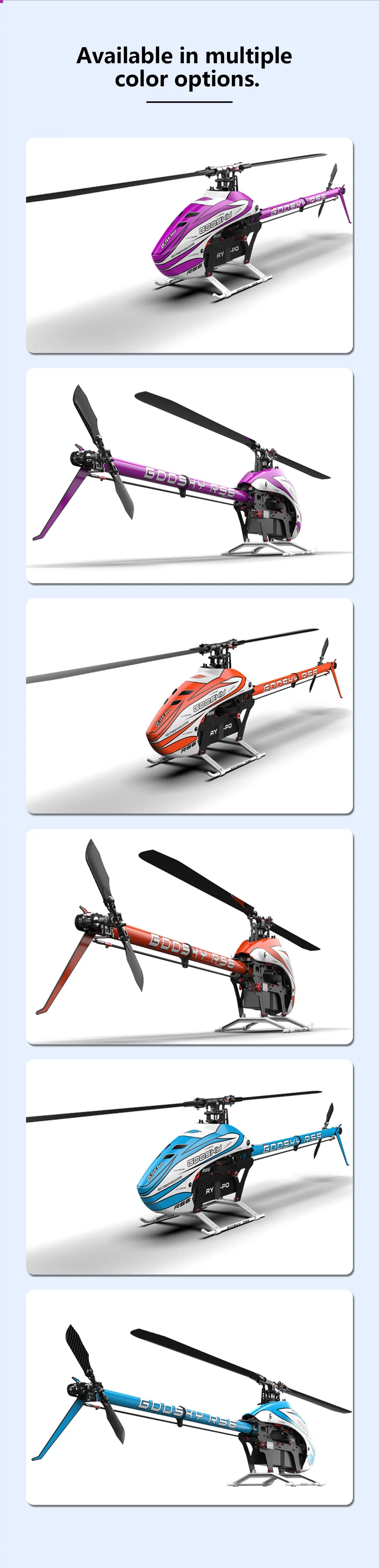 GOOSKY RS6-600 Level Model Aircraft Six Channel 3D Remote Control Aerobatic Helicopter Professional Remote Control Model Aircraf