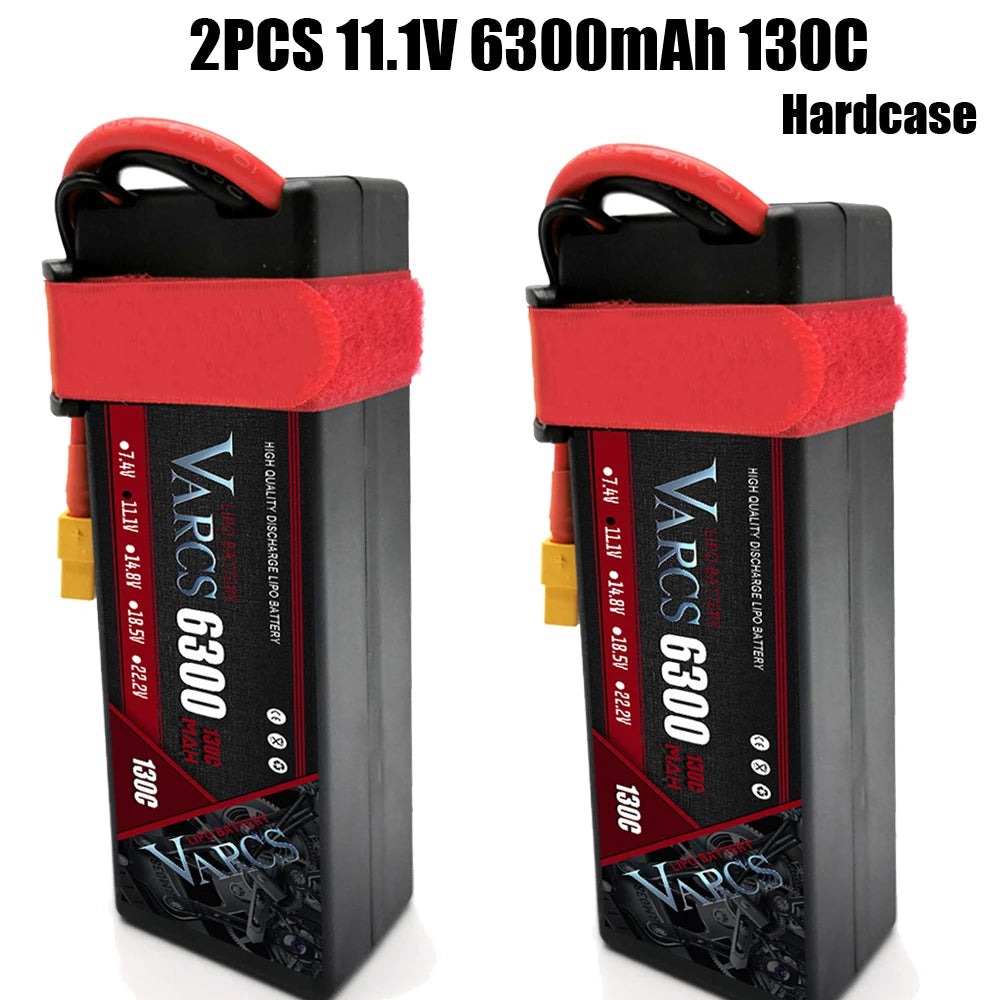 VARCS Lipo 3S 4S Lipo 14.8V 15.2V 11.1V 11.4V Battery 6500mah 7000mah  8400mah 9200mah 10000mah 6200ma 5200mah XT90 EC5 RC Car