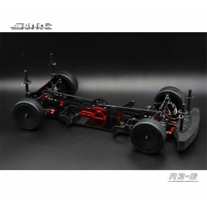 SNRC 120002 R3-G 1/10 RC Remote Control Vehicle Professional 4WD Electric Touring Car Racing Flat Car Frame