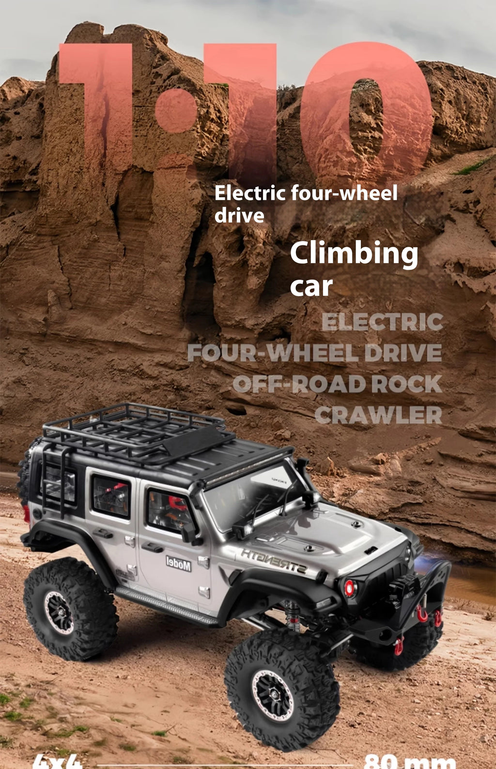 1/10 WLtoys 104006 Remote Control Car Rc Craweler Car Rc Car Drift Car Full Proportional Rock Crawler 4WD Off-road Truck Toys
