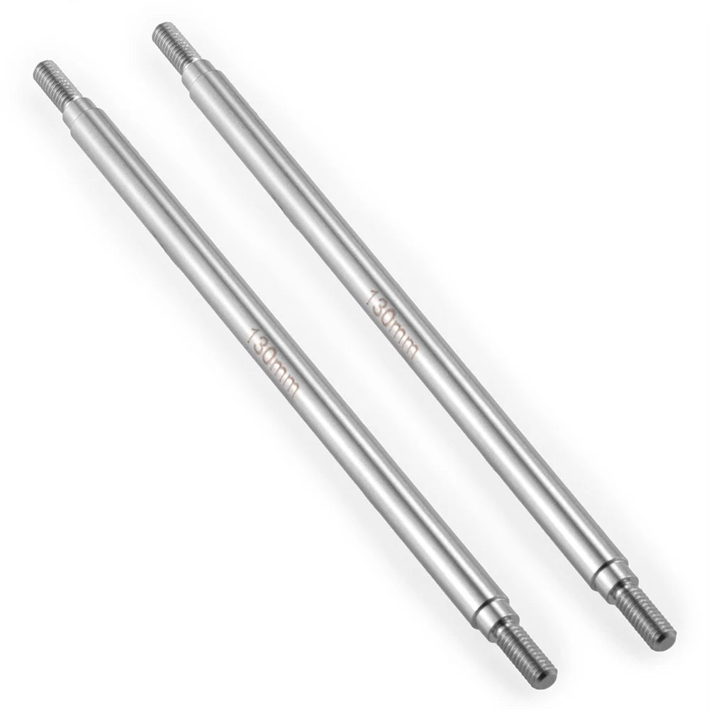 YEAHRUN 2Pcs Stainless Steel Linkage Set Link Rod M4 6x50-155mm for Axial SCX10 II 90046 TRX-4 D90 1/10 RC Car Upgrade Parts