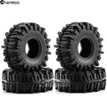1.9in Crawler Tires Rock Wheels Mud Tyre for 1/10 Scale RC Car Axial Traxxas SCX10 II III TRX4 RC4WD D90 YK4102 Gen8 Redcat