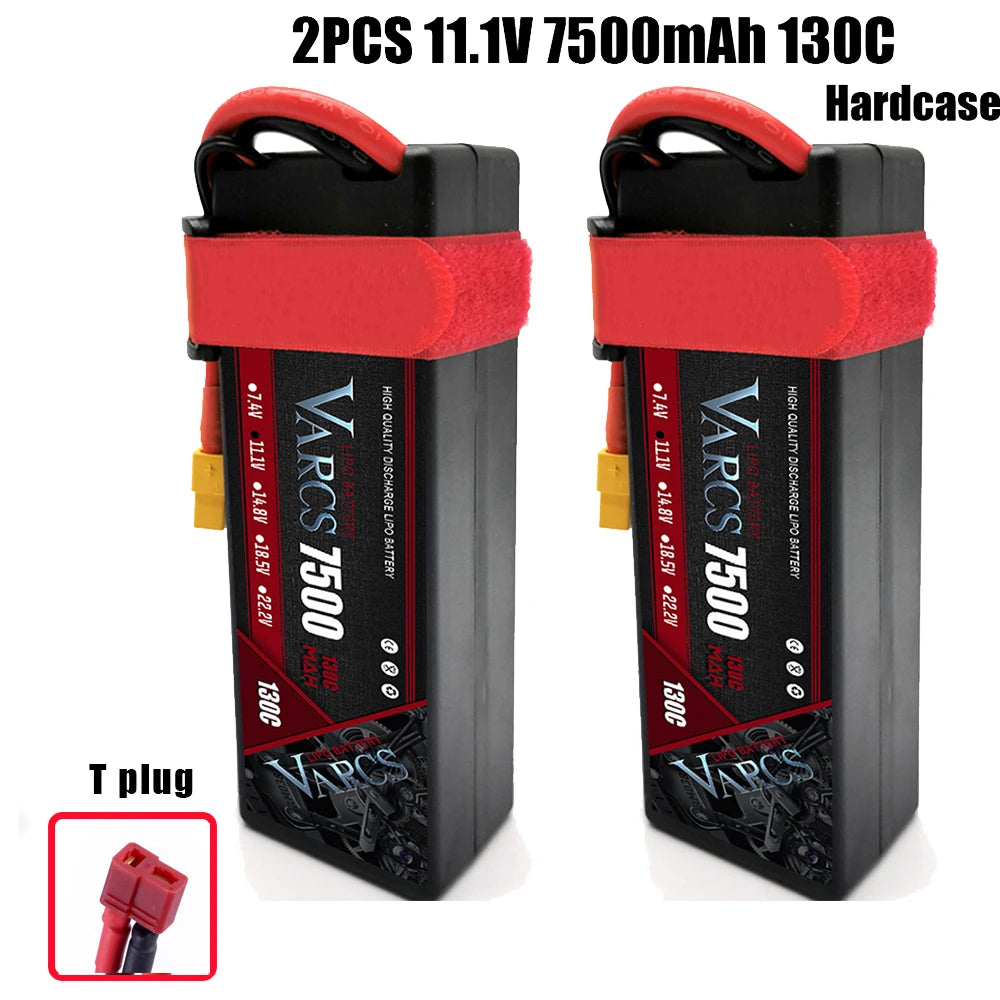 VARCS Lipo 3S 4S Lipo 14.8V 15.2V 11.1V 11.4V Battery 6500mah 7000mah  8400mah 9200mah 10000mah 6200ma 5200mah XT90 EC5 RC Car