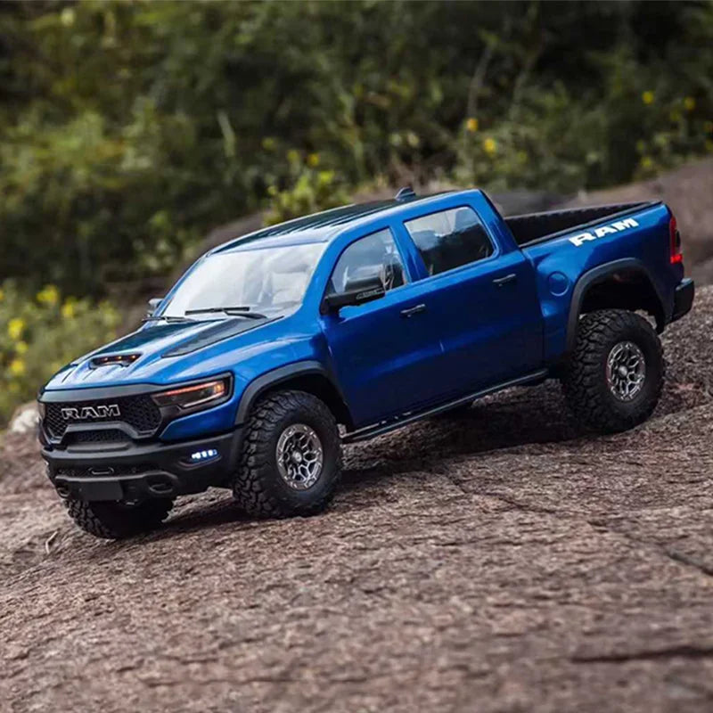 KM Rraction Tyrannosaurus RAM 1500 Simulation 1/8 Remote Control Electric Four-Wheel Drive Climbing Car Pickup Off-Road Vehicle