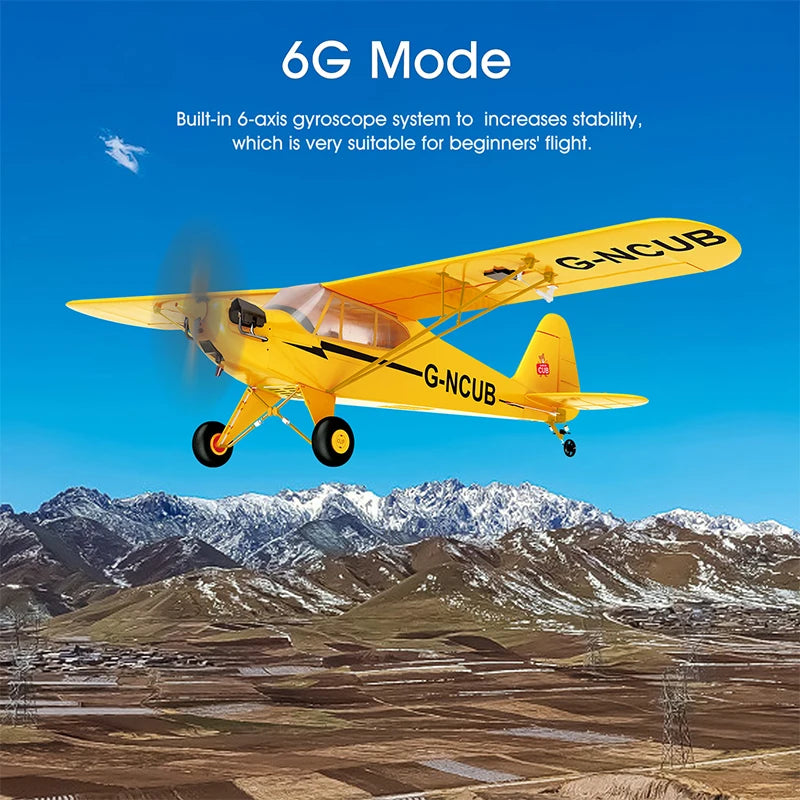 Hot Sale RC Plane RTF 2.4G Brushless Motor 3D/6G Remote Control Airplane  Wltoys A160 Upgraded J3-CUB Ready To Fly