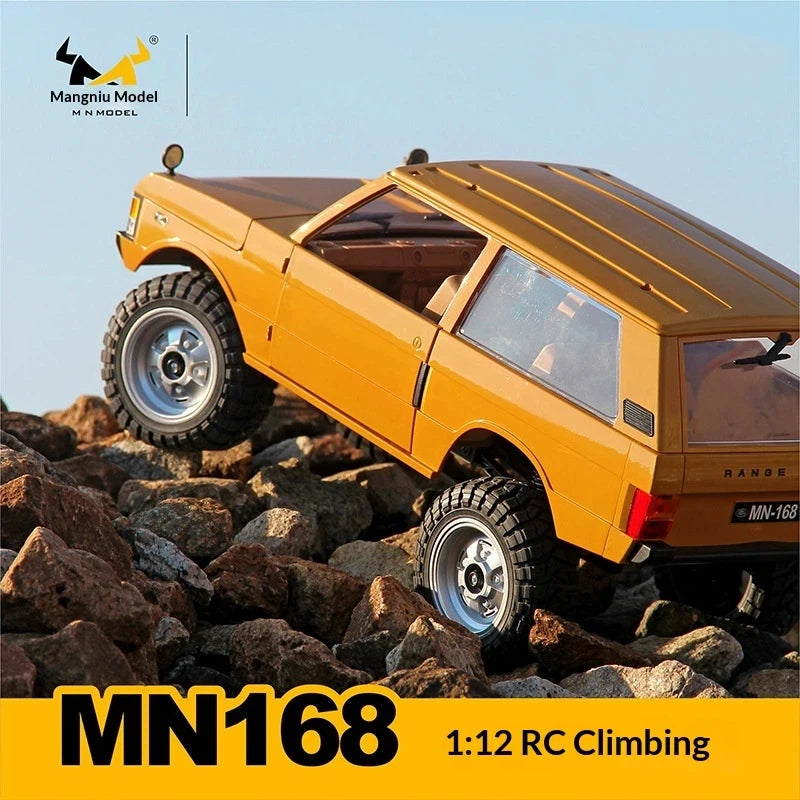 New Hot Selling MN168 1:12 4WD RC Off Road Climbing Car Portal Axle Electric Remote Control Truck Model Toy for Outdoor Play