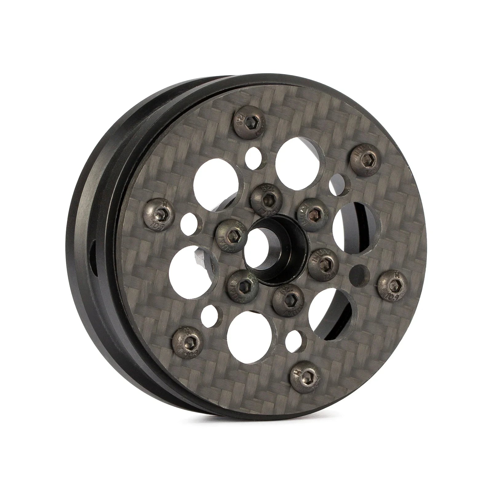 1.9 Inch Carbon Fiber Portal Beadlock Wheels Rims for 1/10 RC Crawler lightweight design GSPEED LCG Chassis Capra SCX10 Pro TRX4