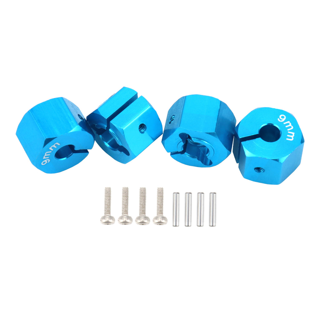 Aluminum 5/6/7/8/9/10/11/12mm Adapter Hex 12mm Drive Hub with Pin Screws for RC Auto Track Truck HSP HPI Tamiya Traxxas Slash