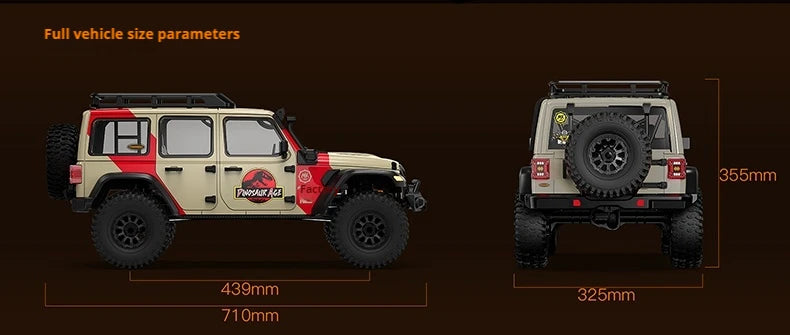 RLAARLO Croboll MK07 1/7 Scale Brushless RC Car 4WD Off-Road Electric Monster Truck for Adults Kids Remote Control Vehicle Gift