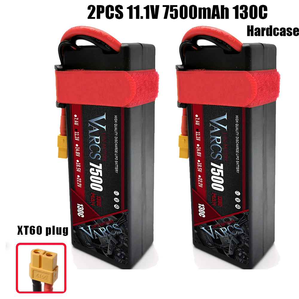 VARCS Lipo 3S 4S Lipo 14.8V 15.2V 11.1V 11.4V Battery 6500mah 7000mah  8400mah 9200mah 10000mah 6200ma 5200mah XT90 EC5 RC Car