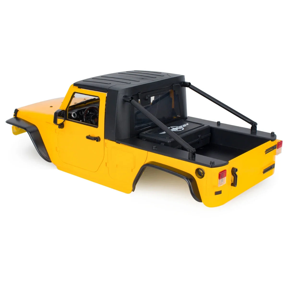 313mm 12.3in Wheelbase Hard Plastic Pickup Body Shell Unassembled Kit for 1/10 RC Crawler Car Axial SCX10 90046 Jeep Wrangler