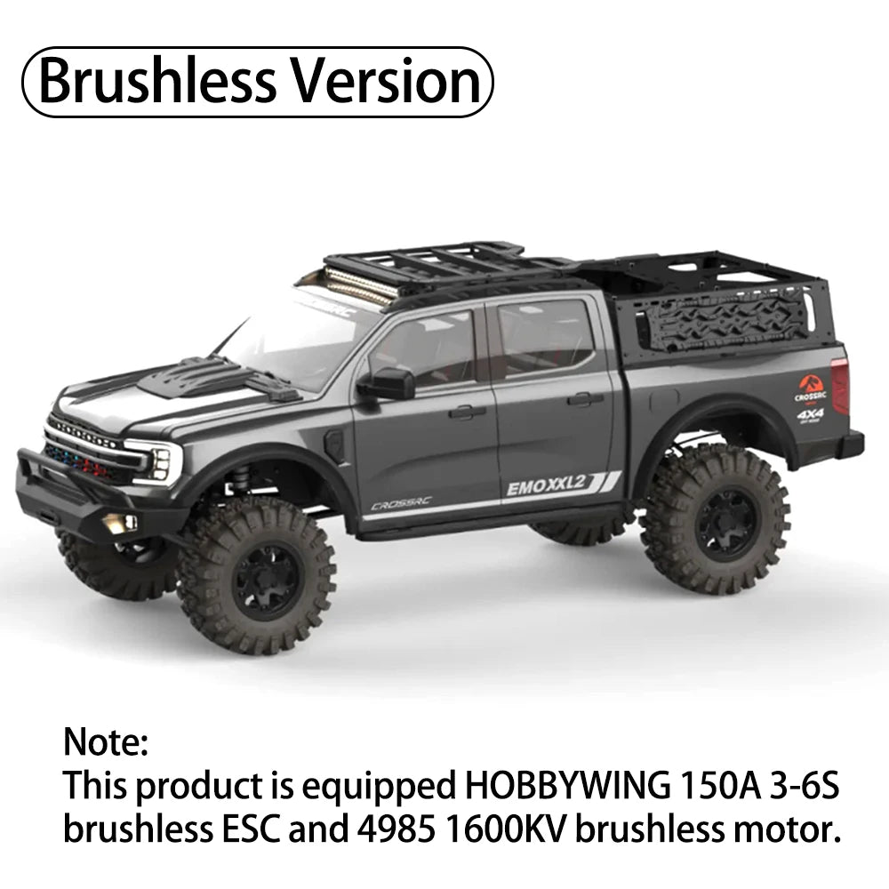 EMO XXL2 XX2 ATR/BRUSHED/BRUSHLESS 1/5 RC Electric Remote Control Model Car Crawler Rock Truck Aldult Kids Toys