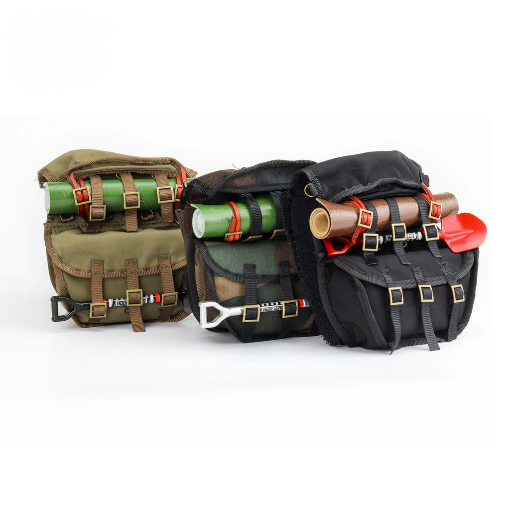 1.9inch 2.2inch Simulation Spare Tire Backpack Decoration Wheel Tires Storage Bags for 1/8 1/10 RC Crawler Car