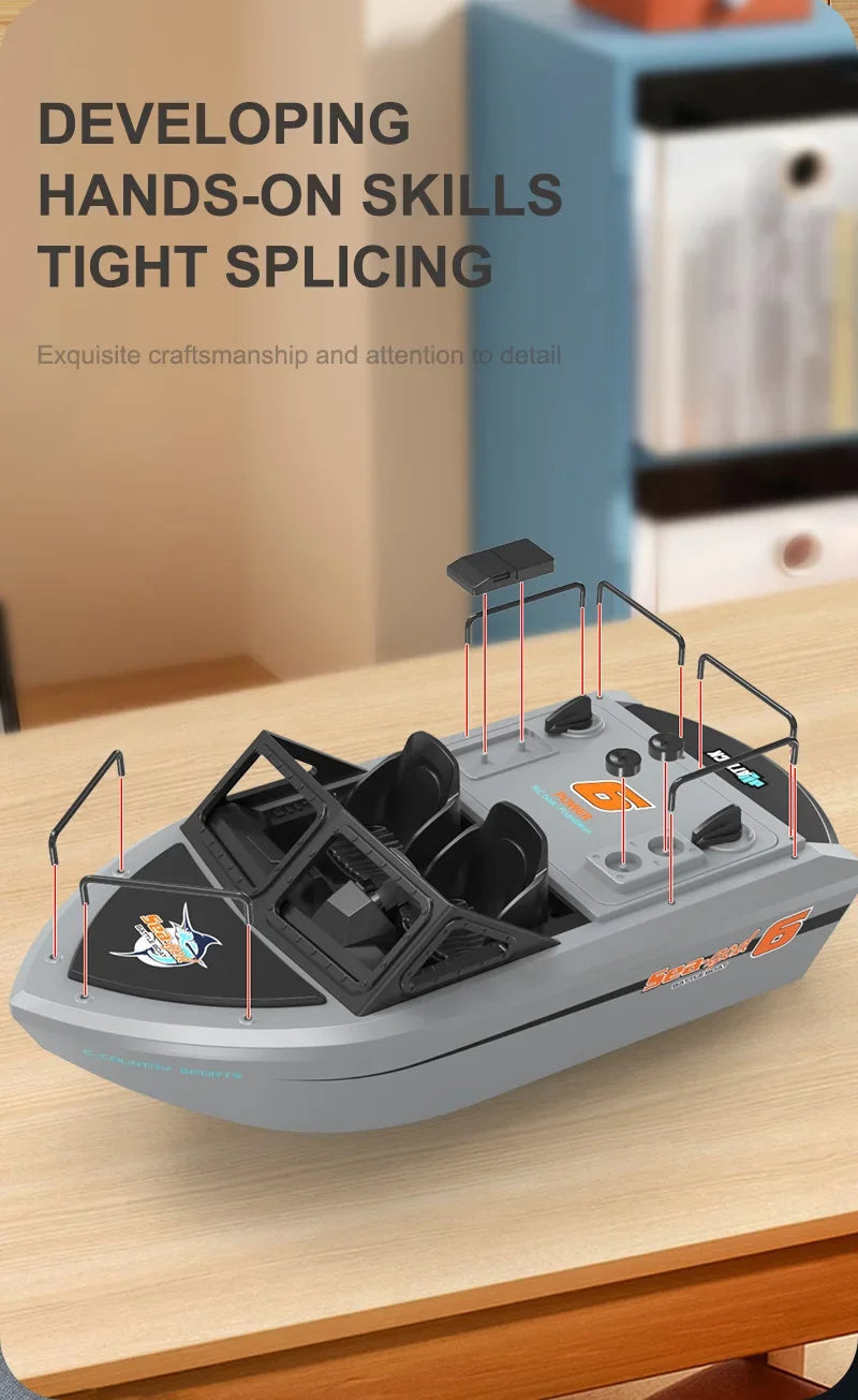 THELINK TX 693 Rc Boat 2.4G 1/12 Powerful Brushless Motor Long Range Wireless Electric Remote Control Fast Boat Model Toys Boys