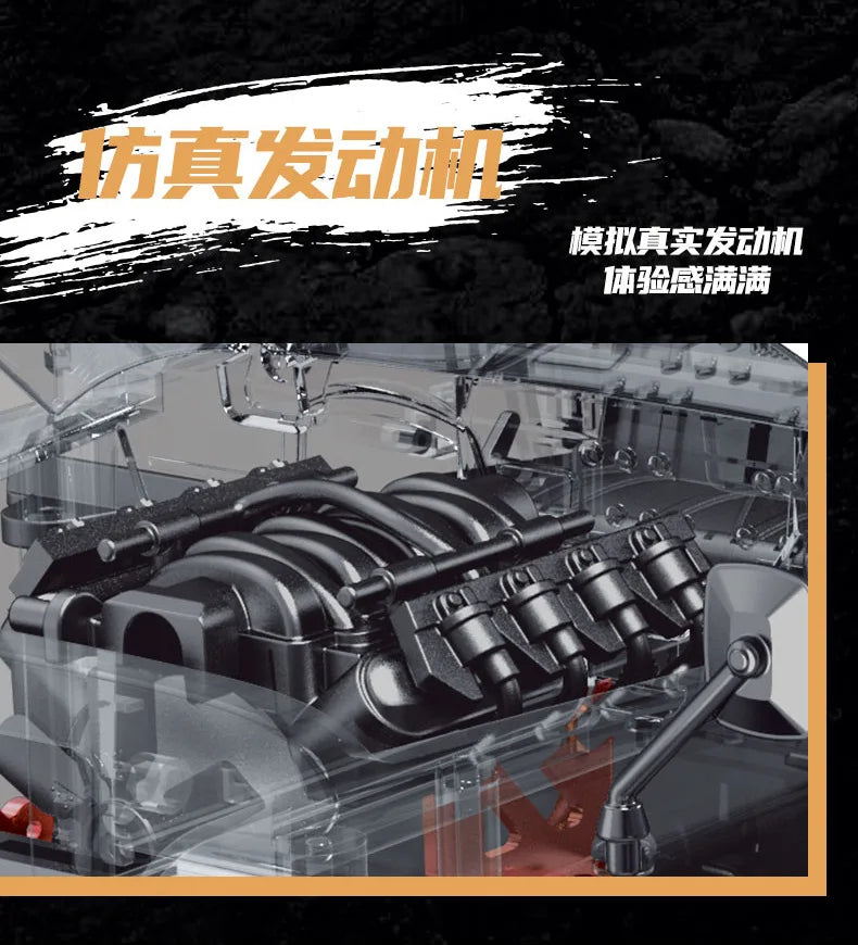 1:10 full scale pickup truck 4X4 professional remote control vehicle Defender simulated off-road climbing vehicle RC CAR