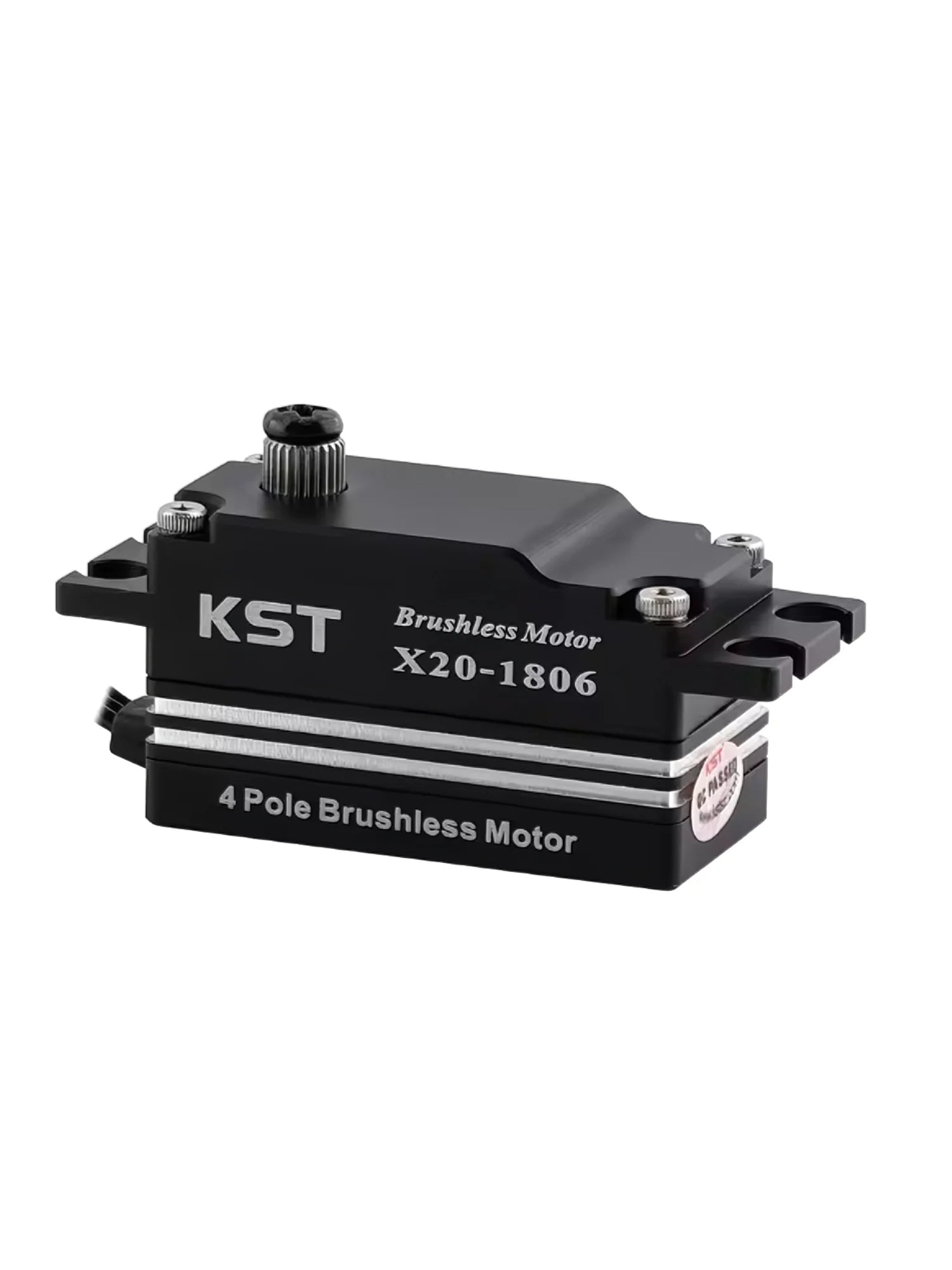 KST X20-1806 Brushless Servo Low-Profile 18Kgf.cm 0.06sec for RC Car Plane - High Torque Quick Response Remote Control Accessory