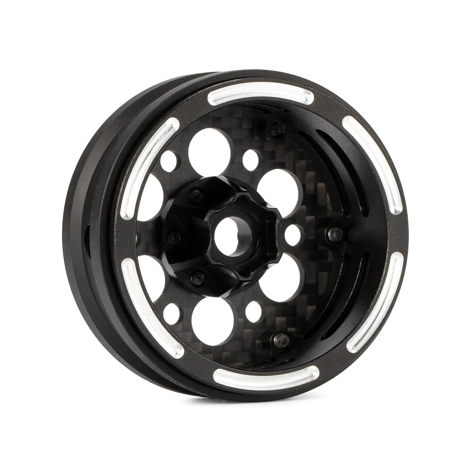 1.9 Inch Carbon Fiber Portal Beadlock Wheels Rims for 1/10 RC Crawler lightweight design GSPEED LCG Chassis Capra SCX10 Pro TRX4