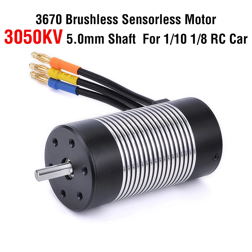 Surpass Hobby Rocket 2845 F540 3650 3660 3665 3670 3674 4068 Waterproof Brushless Motor for 1/10 1/12 RC Car Robot WLtoys 12428