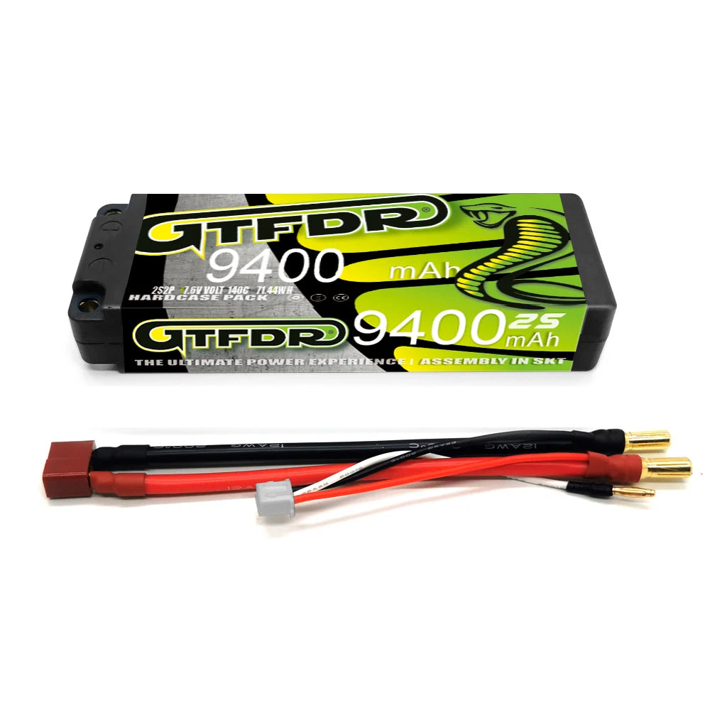 GTFDR 7.6V 7.4V 2S 5MM SHORTY HV 5200MAH 7200MAH 7000MAH 6300MAH 8400MAH 8500MAH 9400MAH 120C 150C 140C  Battery Rc Lipo 1/10