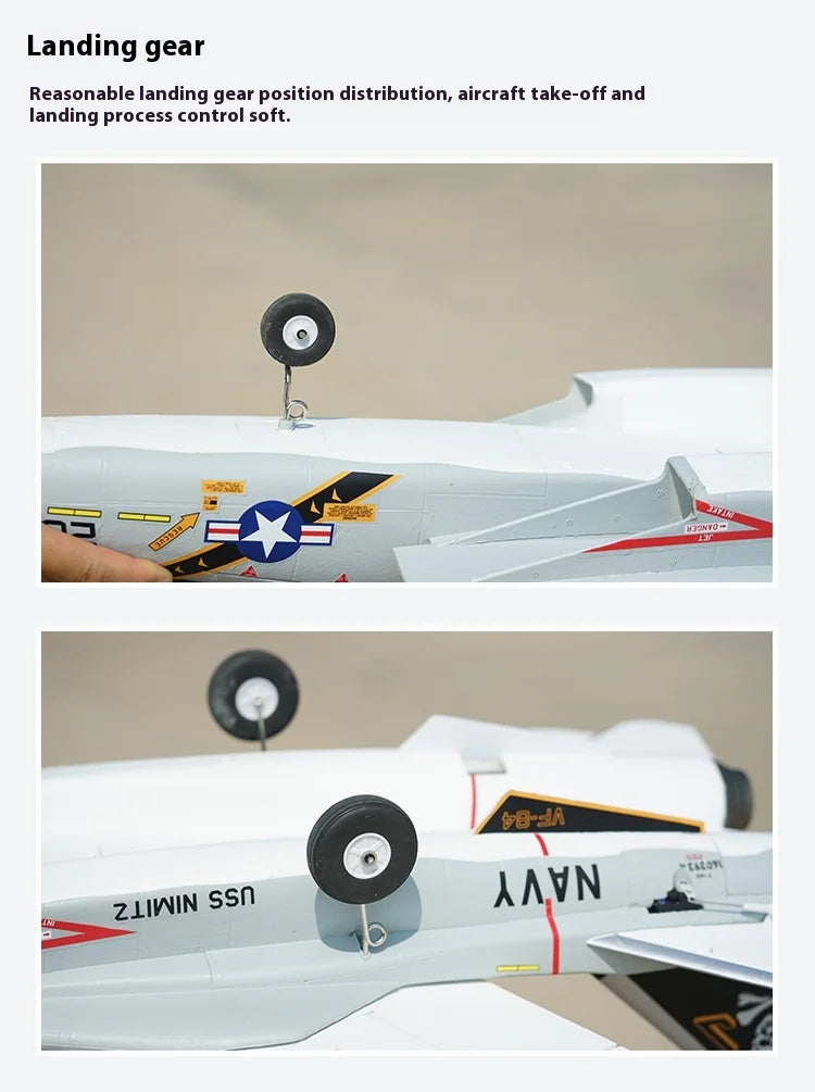 XFly RC Plane F-14 "Tomcat" Dual 40mm Twin Engine Ducted 970mm Wingspan Electric Fighter Fixed Wing Model Christmas Gift Toy