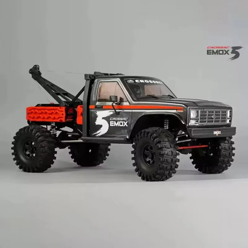 New Crossrc Emo X5 Foc Brushless 1/8 Rc Remote Control Model Cars Off-Road Crawler 4wd Road Rescue Vehicle Children'S Toy Gift
