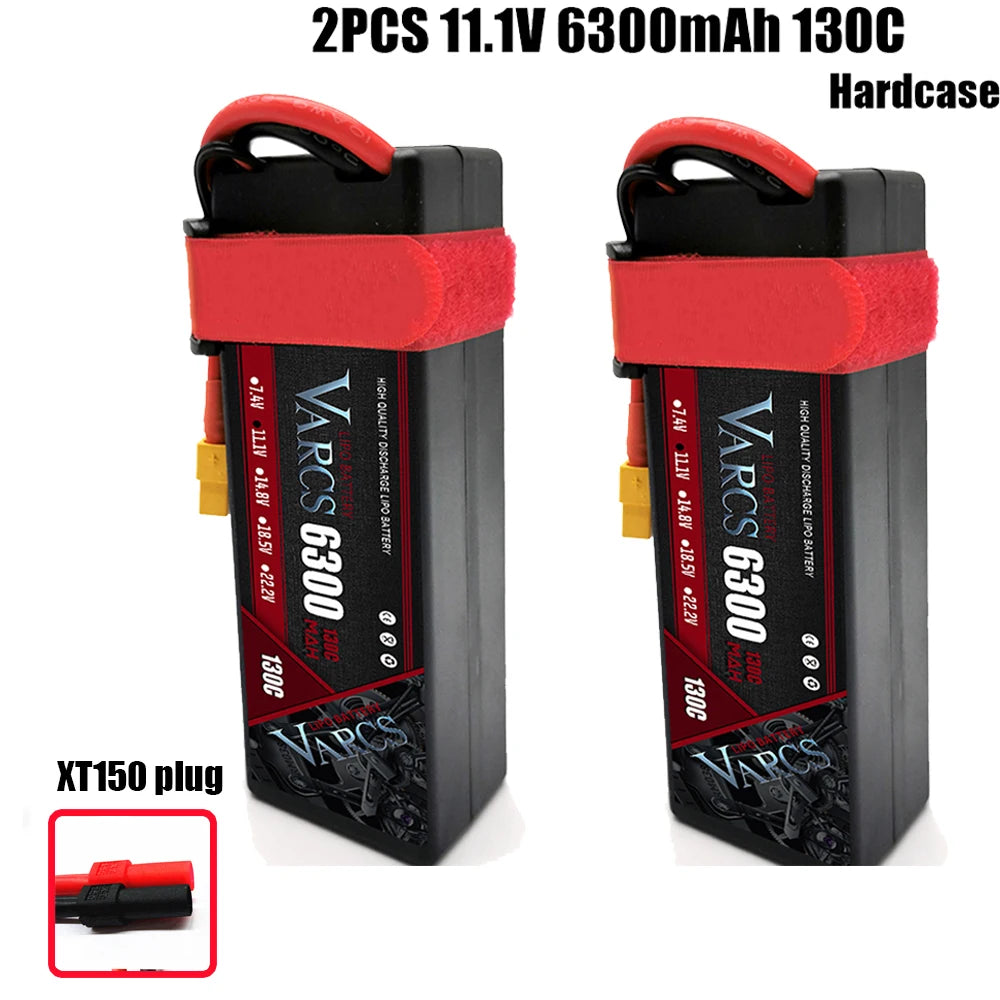 VARCS Lipo 3S 4S Lipo 14.8V 15.2V 11.1V 11.4V Battery 6500mah 7000mah  8400mah 9200mah 10000mah 6200ma 5200mah XT90 EC5 RC Car