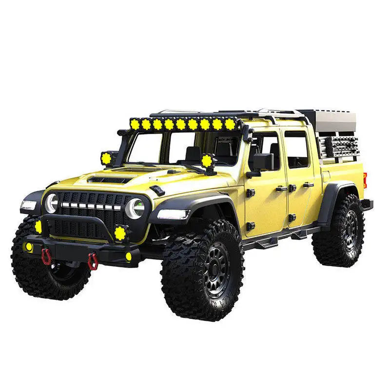 Maker Model CK5812 RC 1/7 Scale Electric 4WD Rock Crawler Truck Remote Control Two Speed Diff Lock Off Road Vehicle With LED Bar