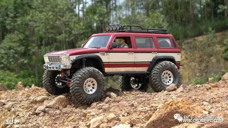 Crorc Su4 1/10 Four-Wheel Drive Rc Car Simulation Remote Control Electric Hard Shell Climbing Off Road Vehicle Model Toy Gift