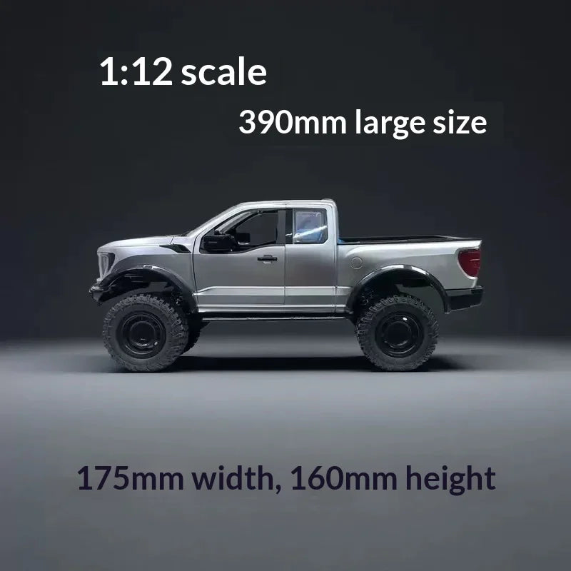 1:12 RC Car RC Pickup Truck F-150 4WD RC Crawler Full Proportion Metal Drive Shaft Gear Off-Road RC Car Lifelike Door Opening