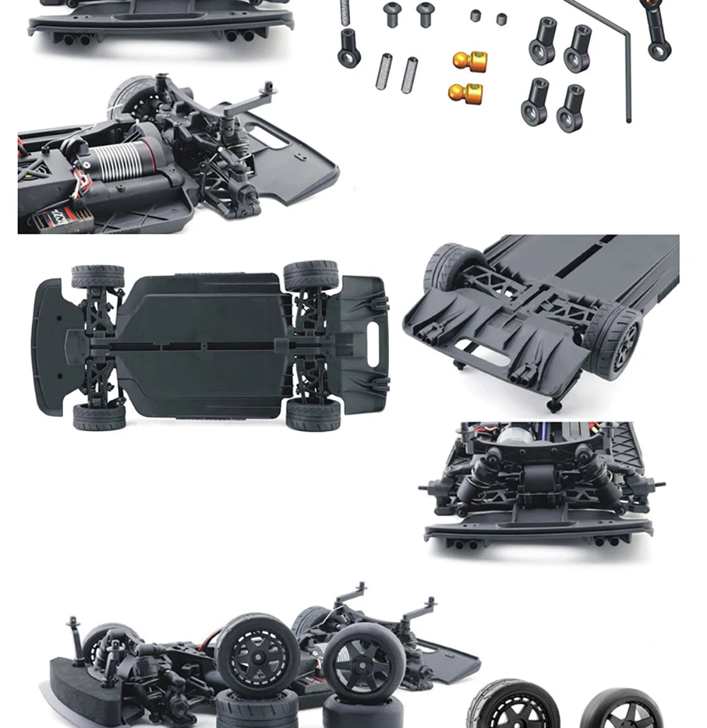 HNR H9802 4x4 Brushless RC On-Road Racing 1/10 Electric Remote Control Flat Running Drift Racing Car Adult Children's Toys