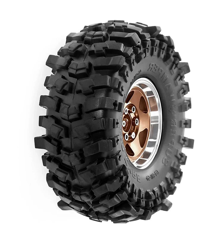 1.9in Beadlock Wheels 1.9 Crawler Tires Rims Black TRX6 Wheel Classic AXI03007 Bead Lock 12mm Hex TRX4 1.10 SCX10 ll1/10 Rim D90