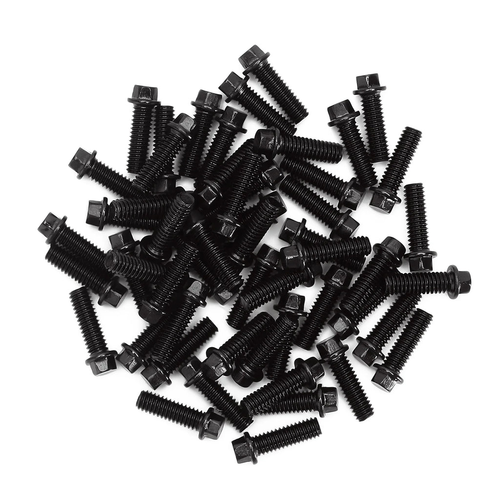 INJORA M2 M2.5 M3 Steel Scale Beadlock Ring Screws 1.9 2.2 Wheel Rims for 1/10 RC Crawler Car TRX4 Axial SCX10 AXI03007 VS4-10