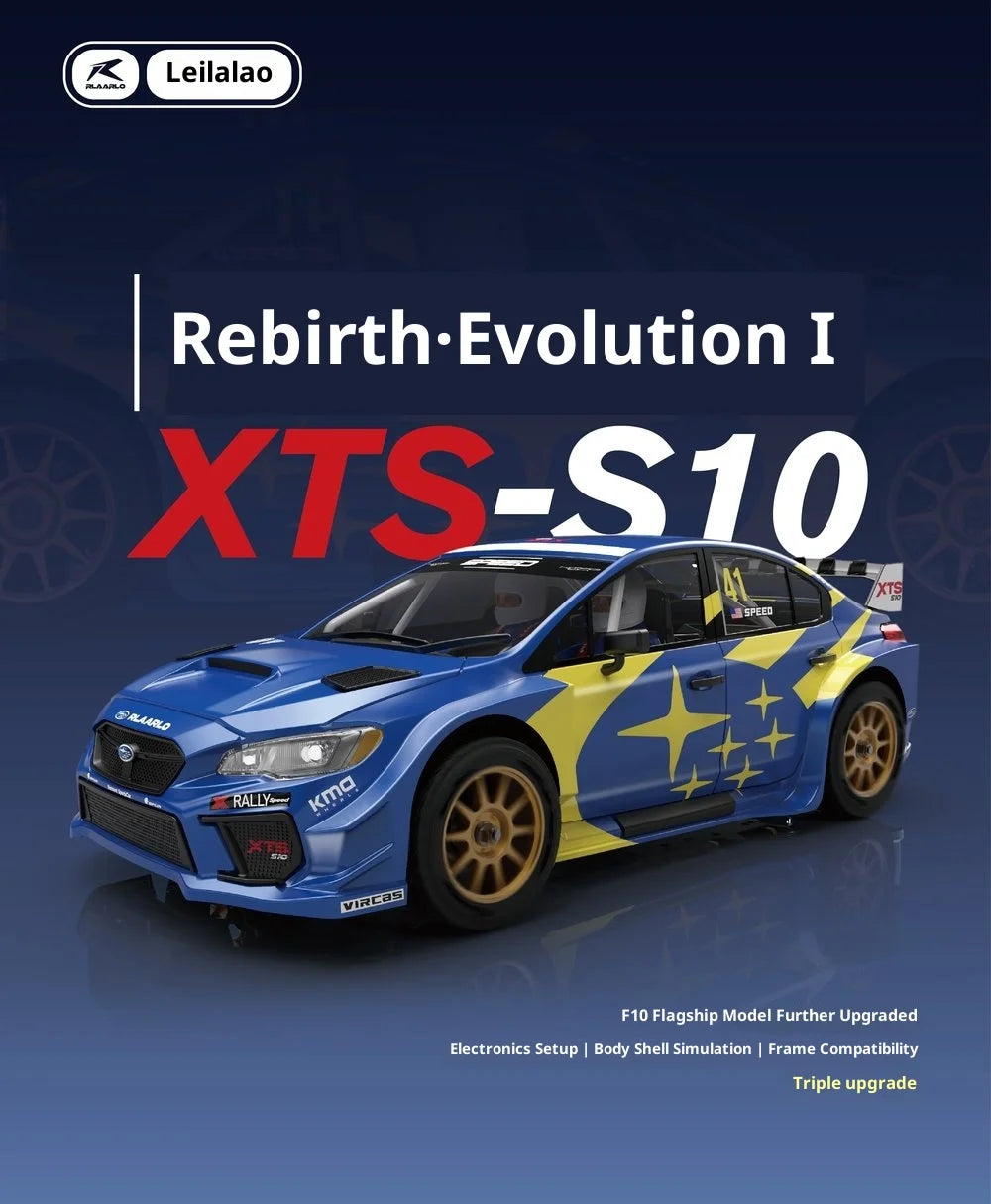 Rc Rally Car 1/10 F10 4wd Rtr Rc Simulation Racing Drift Off-Road Vehicle Model Rally Car 2.4g Remote Control Car Adult Boy Toys