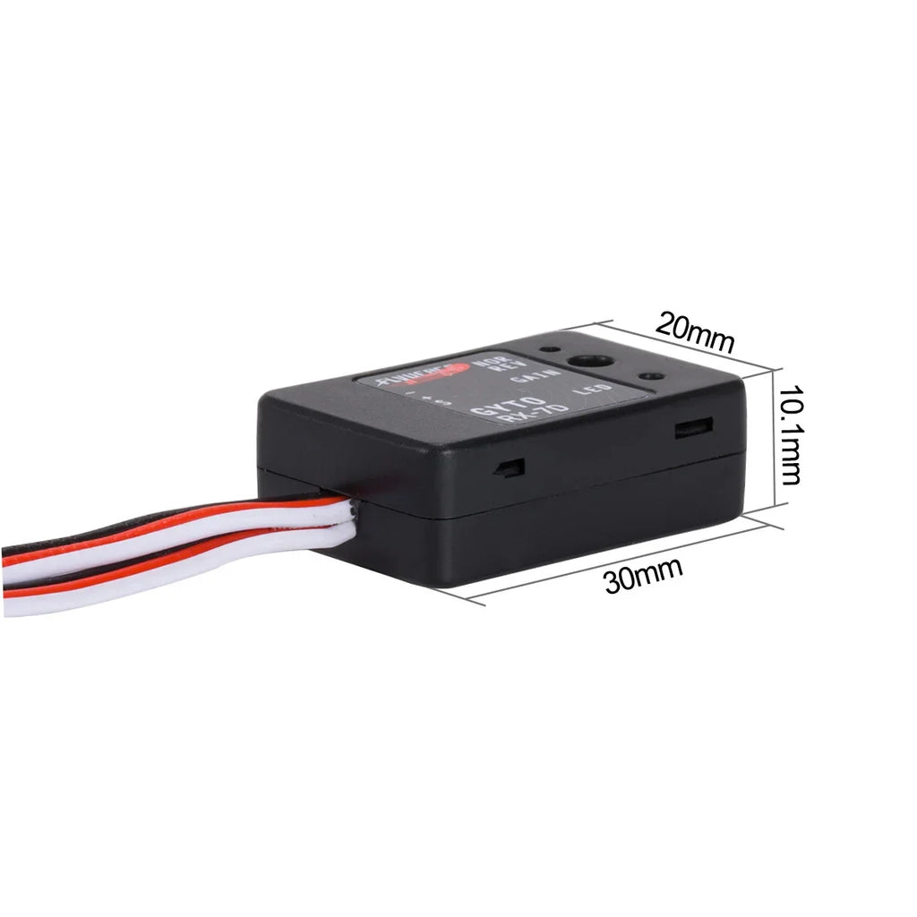 1Pcs Plastic Mini Gyro Stability Control Drift Car Gyroscope 4.8-7.4V for 1/10 1/12 RC Crawler RX-7D Boat
