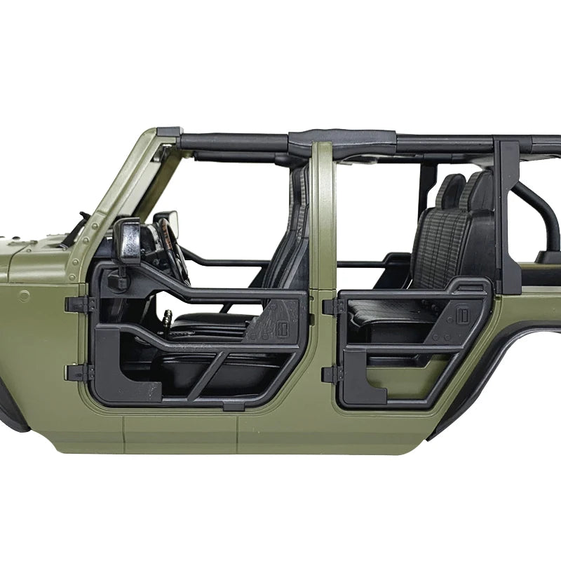 Tube Doors Hard Body Car Shell 12.3" 313mm Wheelbase for 1/10 RC Crawler TRX4 Redcat GEN8 Axial SCX10 90046 Jeep Wrangler