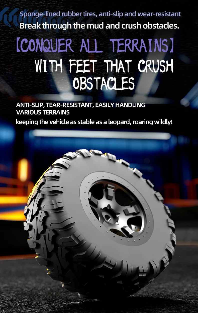C8826 1:10  High-Speed Brushless 4WD Off-Road RC Car with Hydraulic Suspension Premium Remote Control Vehicle for Kids Adults