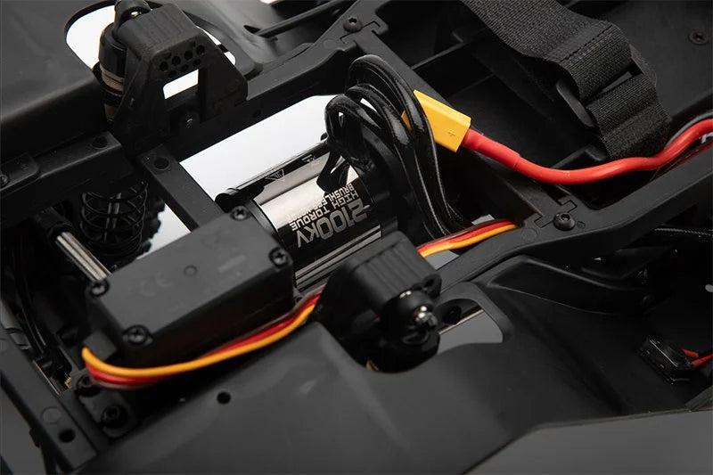 YK4107 Pro Brushless 1/10 Simulation Patrol RC Remote Control Brushless 4WD Differential Lock Climbing Car Off-road Vehicle Gift