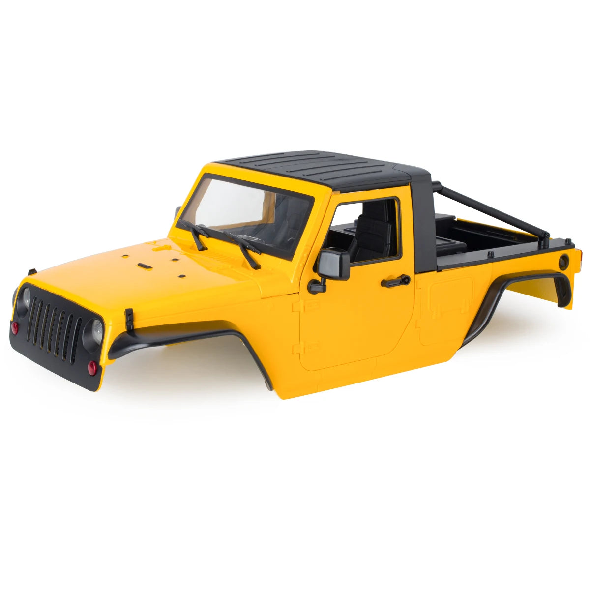 313mm 12.3in Wheelbase Hard Plastic Pickup Body Shell Unassembled Kit for 1/10 RC Crawler Car Axial SCX10 90046 Jeep Wrangler