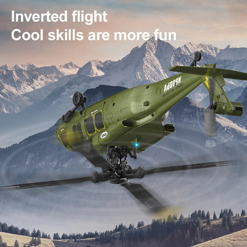 K200 UH-60 Simulation Black-Hawkk 6CH RC Helicopter 2.4G Aerobatic Remote Control  Altitude Hold & Optical Flow Positioning RTF