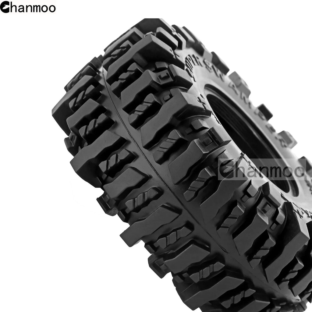 1.9in Crawler Tires Rock Wheels Mud Tyre for 1/10 Scale RC Car Axial Traxxas SCX10 II III TRX4 RC4WD D90 YK4102 Gen8 Redcat