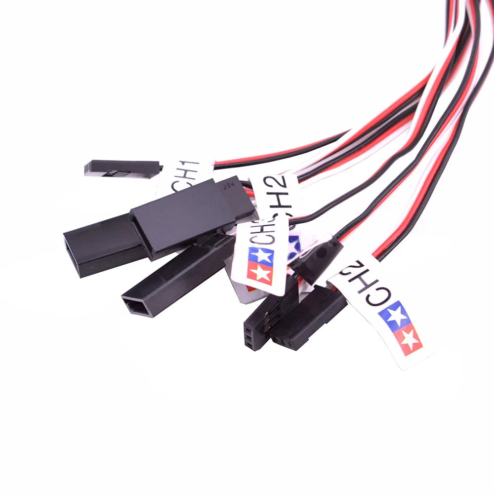 RC 12 LED Lighting Simulation Flash Light Controllable dual flashing lights Kit for 1/10 RC cars Tamiya HSP HPI RC4WD Traxxas
