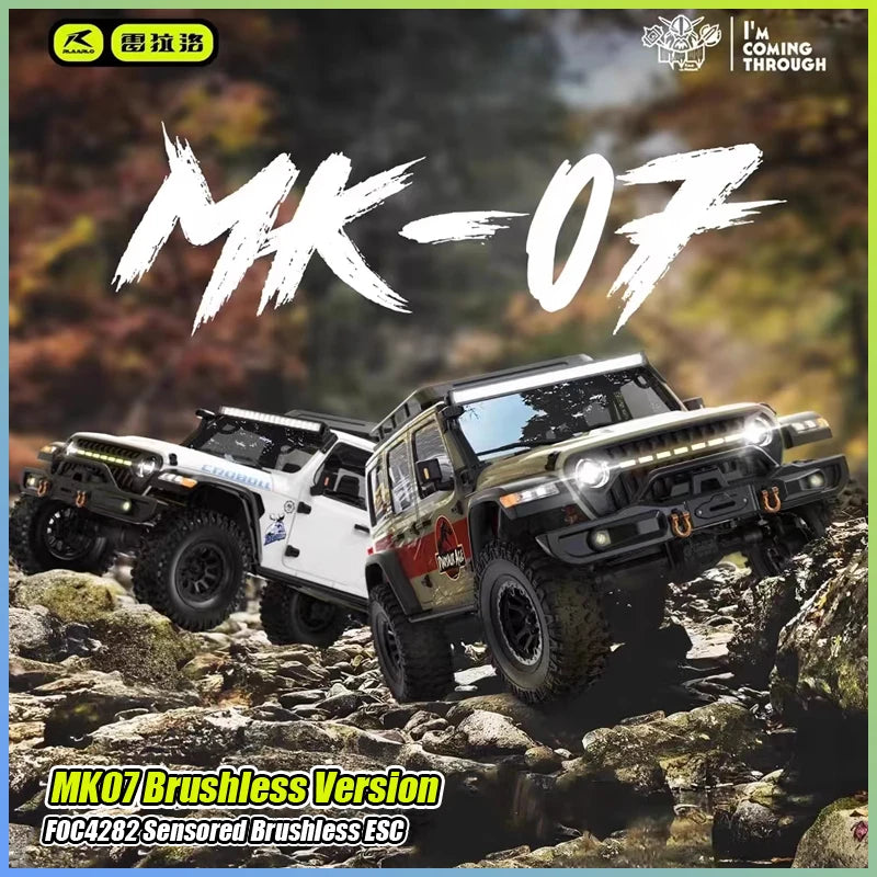 RLAARLO Croboll MK07 1/7 Scale Brushless RC Car 4WD Off-Road Electric Monster Truck for Adults Kids Remote Control Vehicle Gift