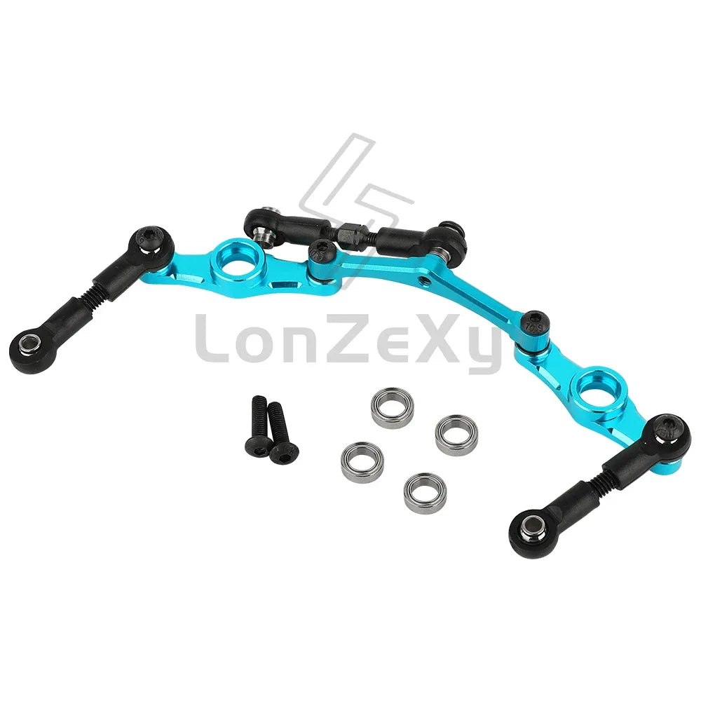 Metal Suspension Arms Steering Knuckle Gearbox Housing Motor Mount CVD Shaft for Tamiya TT01 TT-01 1/10 RC Car Upgrade Parts
