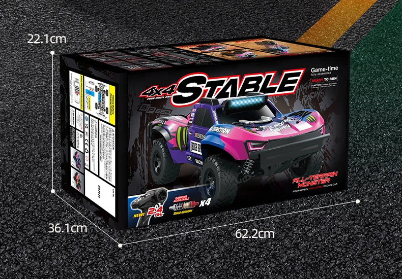 C8826 1:10  High-Speed Brushless 4WD Off-Road RC Car with Hydraulic Suspension Premium Remote Control Vehicle for Kids Adults