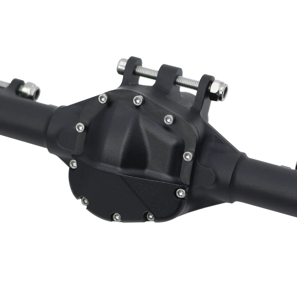 CNC Aluminum Front Rear Straight Axle One Piece Construction Offset  For 1/10 RC Crawler Axial SCX10 II Vanquish VS4-10 Chassis