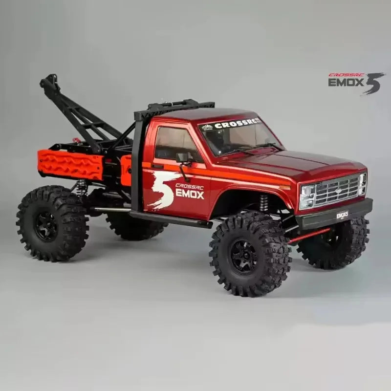 New Crossrc Emo X5 Foc Brushless 1/8 Rc Remote Control Model Cars Off-Road Crawler 4wd Road Rescue Vehicle Children'S Toy Gift