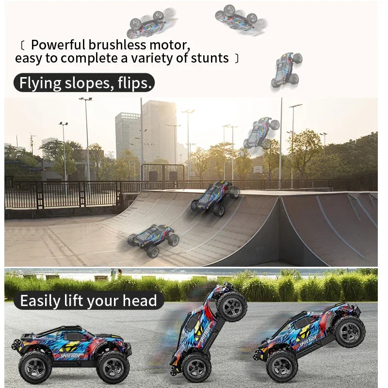 Teeggi KF10 MAX 1/10 4WD 3S High Speed Rc Off-road Car 60KM/H Brushless motor 2S KF10PRO RC Truck Drift Racing Cars Toy For Gift