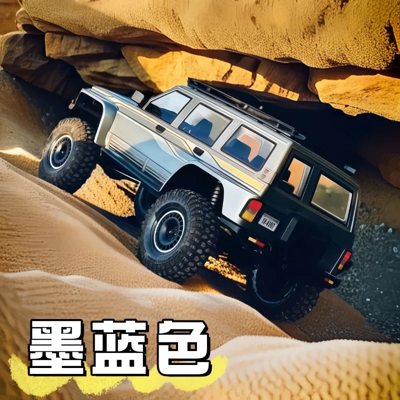 YIKONG YK4107/PRO 1/10 Scale 4WD RC Car Dual Speed Brushless Off-Road Crawler Truck Realistic RC Model Toy Gift for Ages 14+